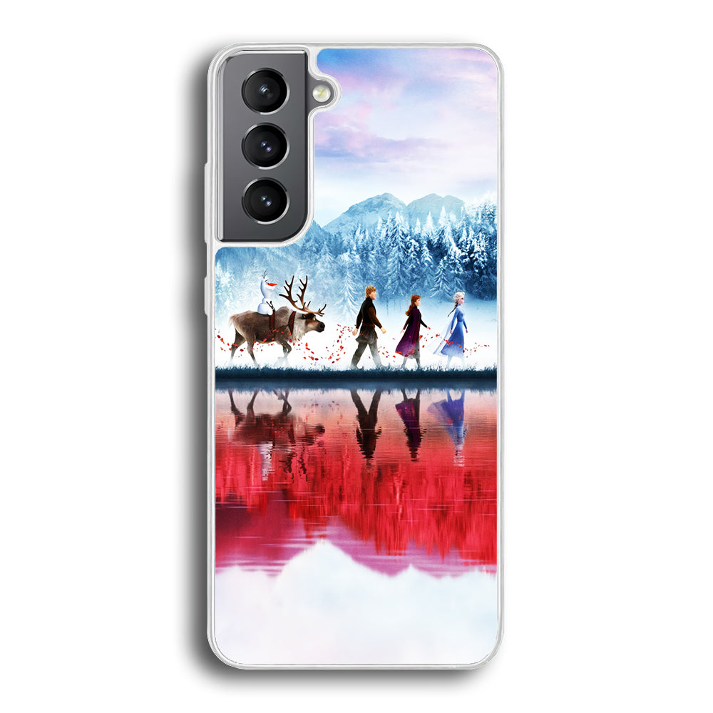 Frozen 2 Poster Samsung Galaxy S21 Plus Case-Phone Case-Rubber White (2D Case)-Altracase