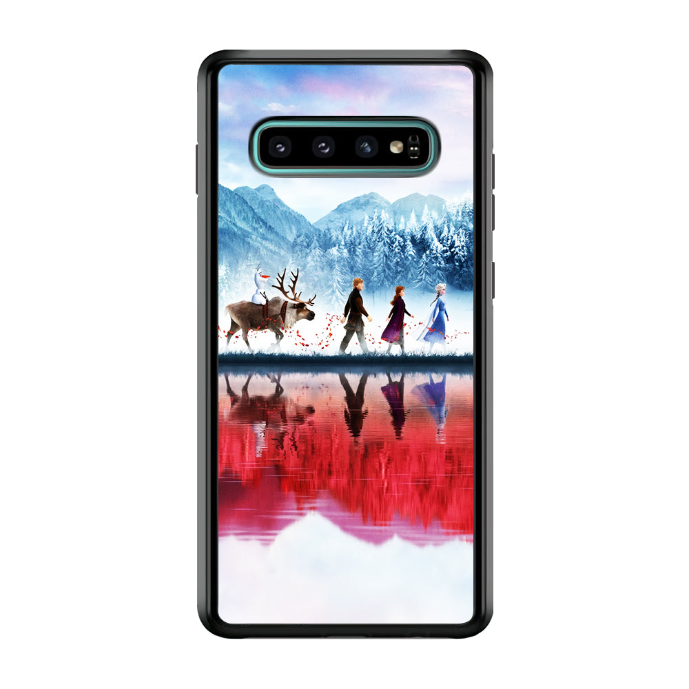 Frozen 2 Poster Samsung Galaxy S10 Plus Case-Phone Case-Rubber Black (2D Case)-Altracase