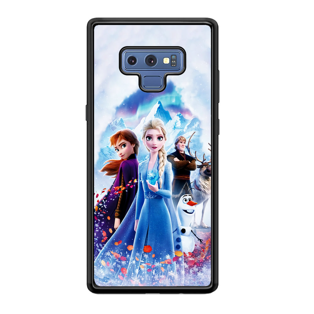 Frozen All Characters Samsung Galaxy Note 9 Case-Phone Case-Tempered Glass Case-Altracase