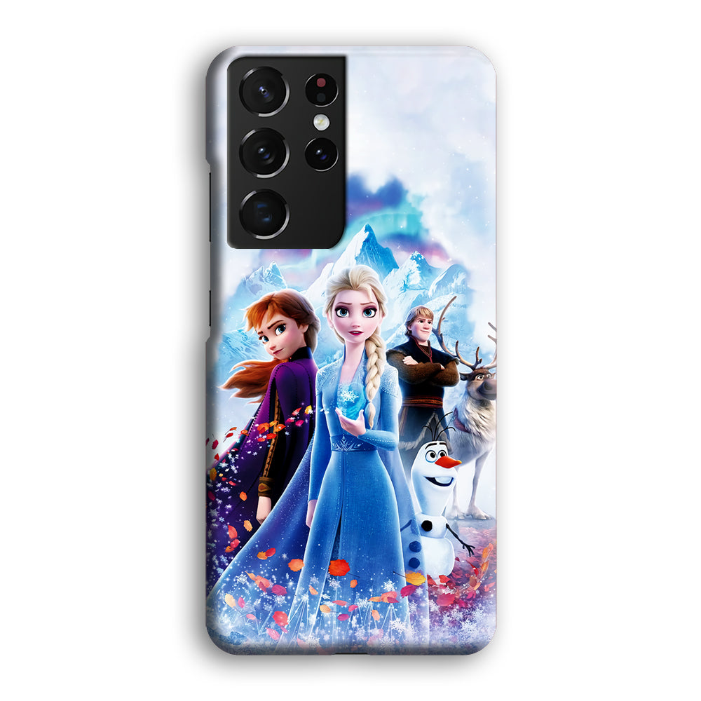 Frozen All Characters Samsung Galaxy S21 Ultra Case-Phone Case-3D Case-Altracase
