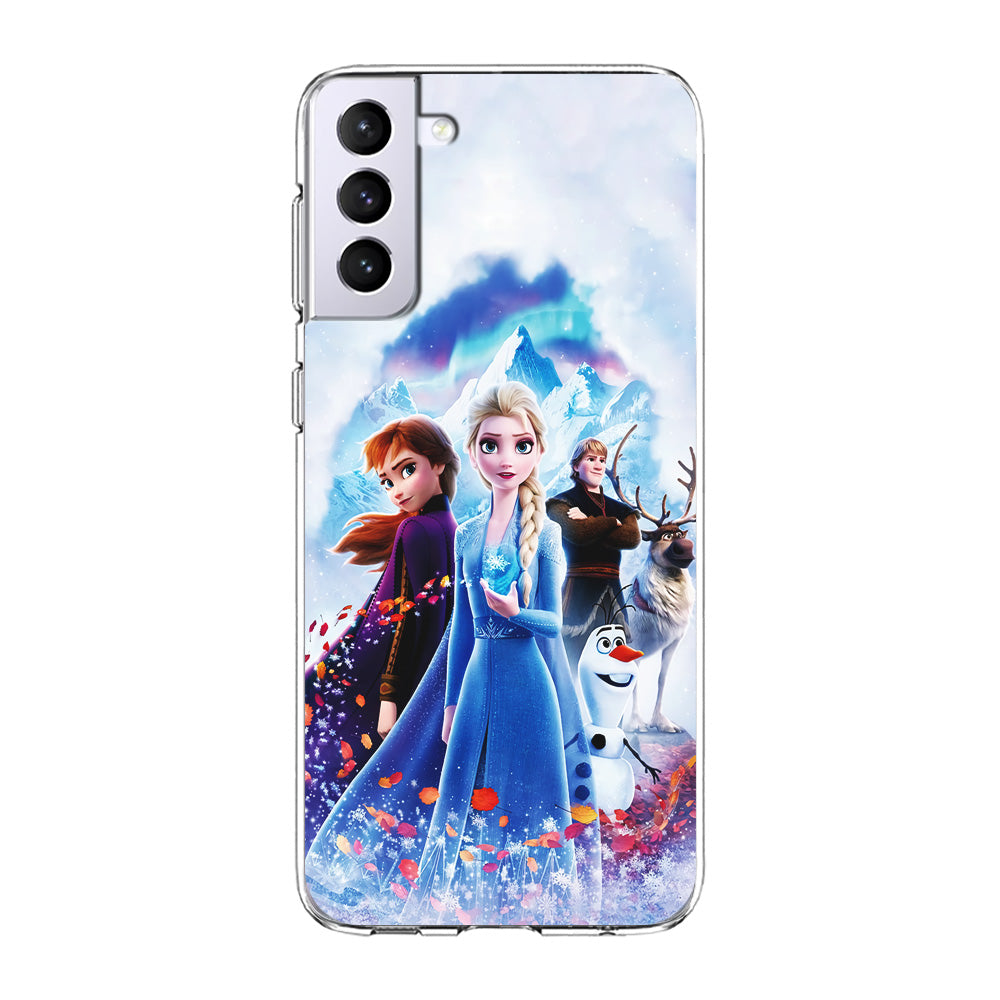 Frozen All Characters Samsung Galaxy S21 Plus Case-Phone Case-Clear Soft Case-Altracase