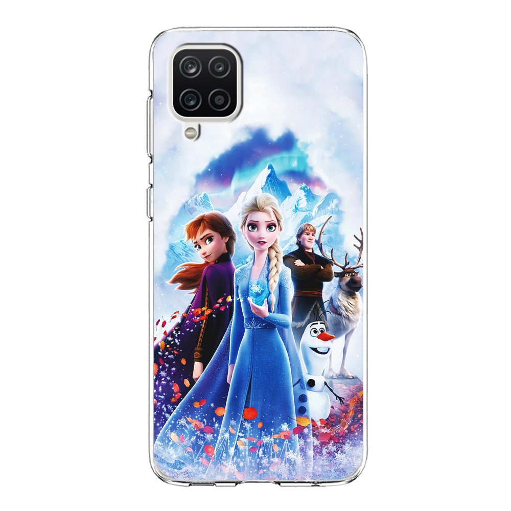 Frozen All Characters Samsung Galaxy A12 Case-Phone Case-Clear Soft Case-Altracase