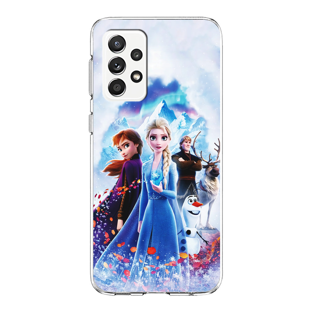 Frozen All Characters Samsung Galaxy A72 Case-Phone Case-Clear Soft Case-Altracase