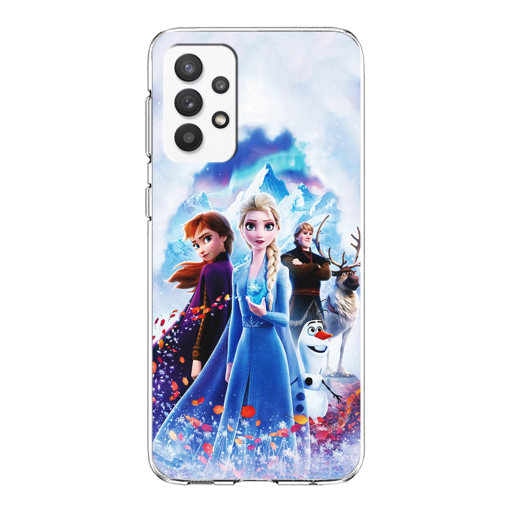 Frozen All Characters Samsung Galaxy A32 Case-Phone Case-Clear Soft Case-Altracase