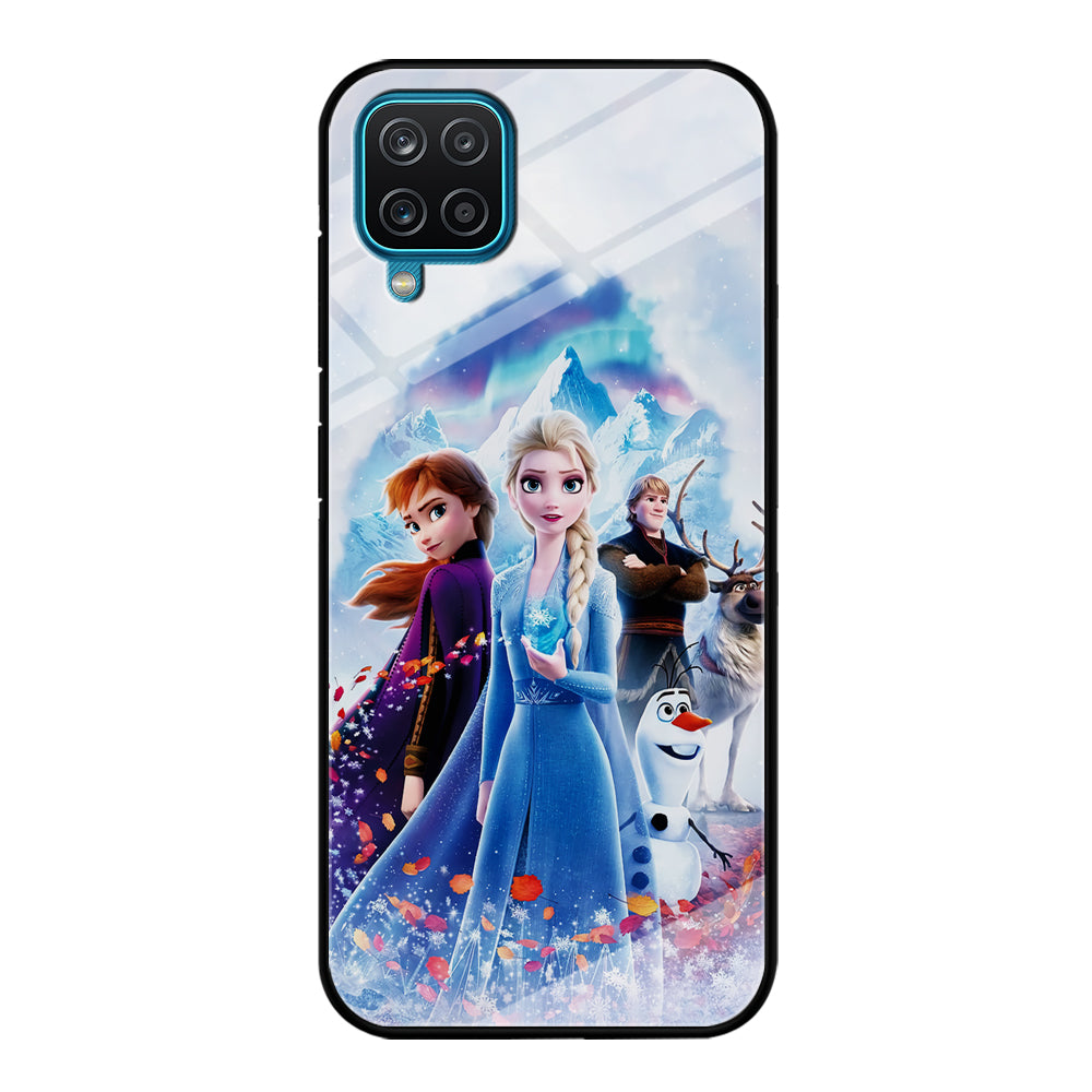 Frozen All Characters Samsung Galaxy A12 Case-Phone Case-Tempered Glass Case-Altracase