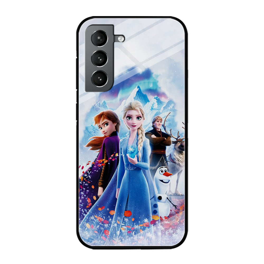 Frozen All Characters Samsung Galaxy S21 Plus Case-Phone Case-Tempered Glass Case-Altracase