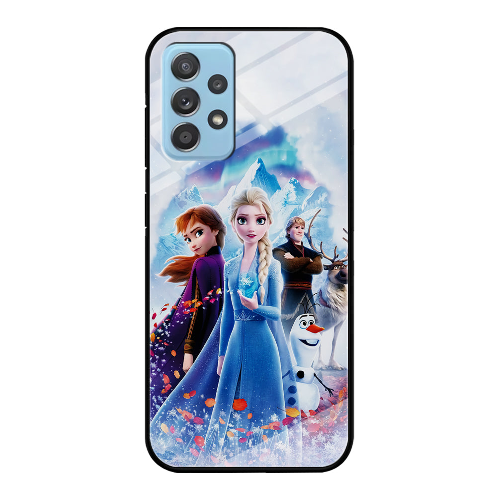 Frozen All Characters Samsung Galaxy A72 Case-Phone Case-Tempered Glass Case-Altracase