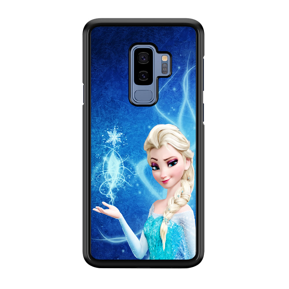 Frozen Elsa Art Samsung Galaxy S9 Plus Case-Phone Case-Rubber Black (2D Case)-Altracase