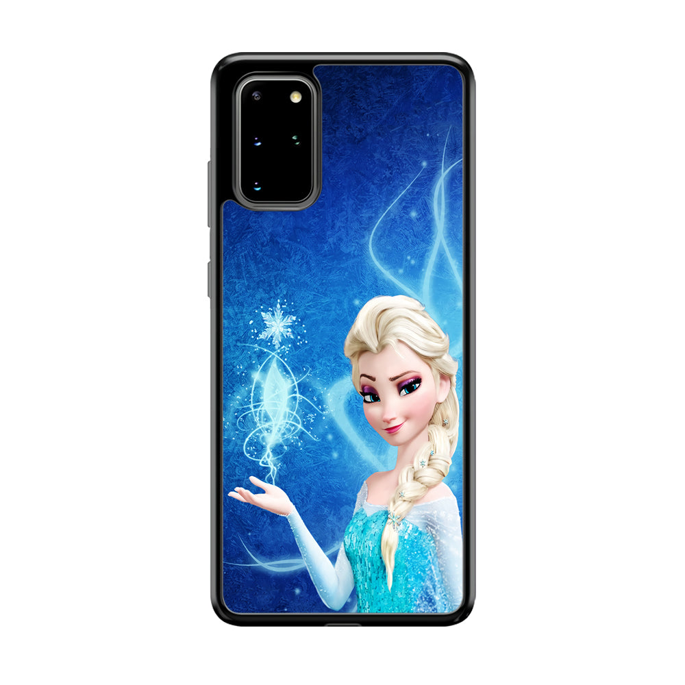 Frozen Elsa Art Samsung Galaxy S20 Plus Case-Phone Case-Rubber Black (2D Case)-Altracase