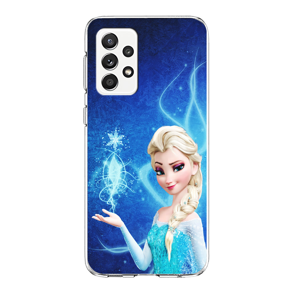 Frozen Elsa Art Samsung Galaxy A72 Case-Phone Case-Clear Soft Case-Altracase
