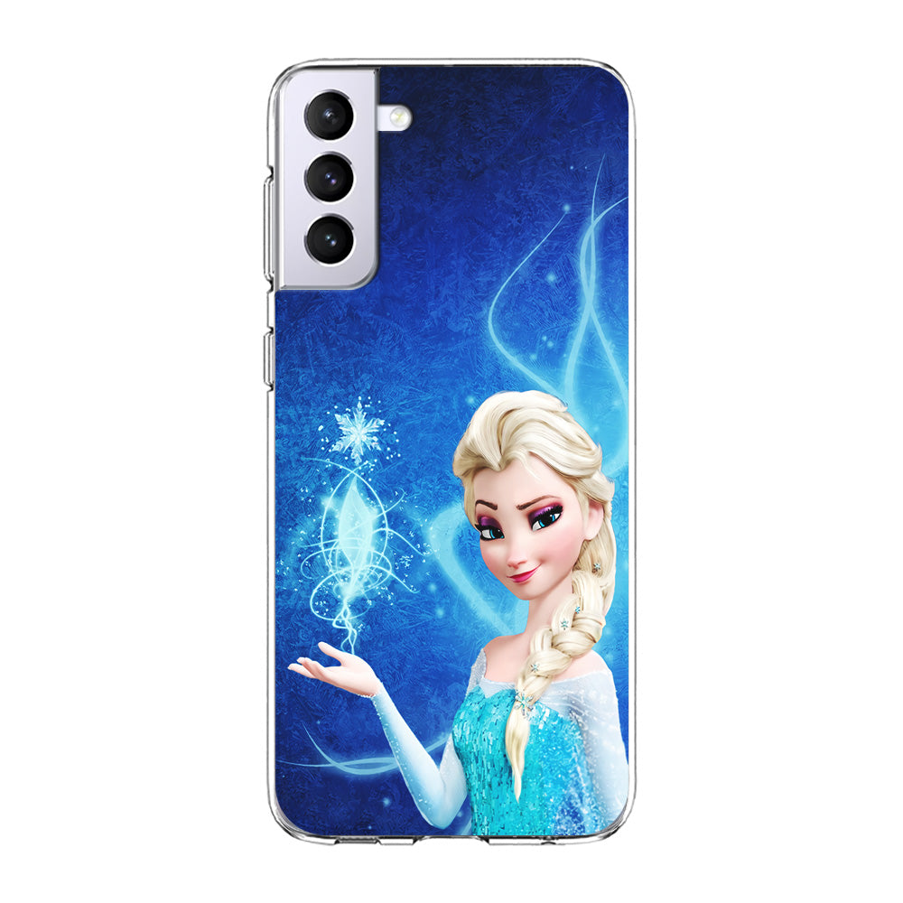 Frozen Elsa Art Samsung Galaxy S21 Plus Case-Phone Case-Clear Soft Case-Altracase