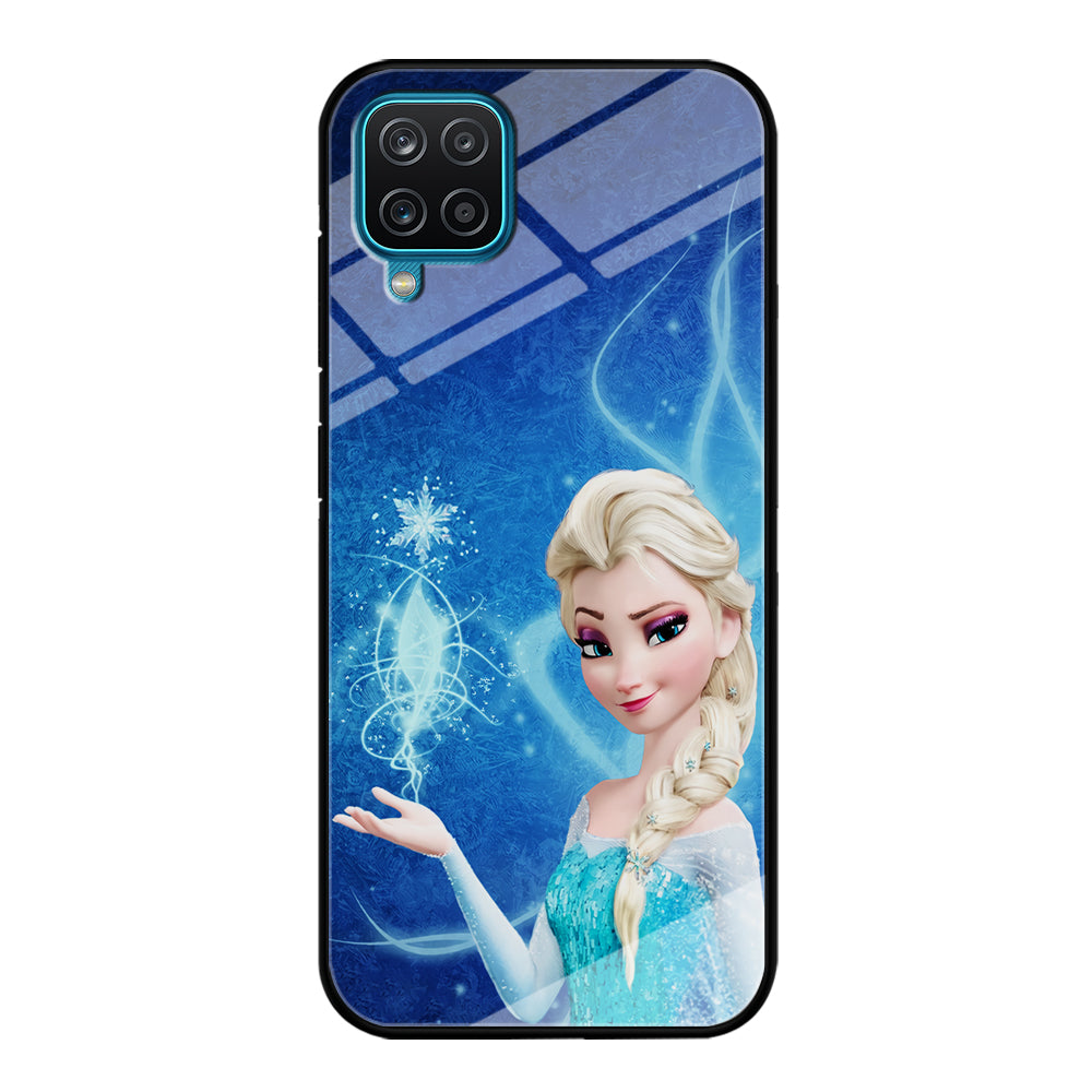 Frozen Elsa Art Samsung Galaxy A12 Case-Phone Case-Tempered Glass Case-Altracase