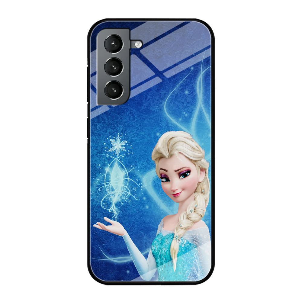 Frozen Elsa Art Samsung Galaxy S21 Plus Case-Phone Case-Tempered Glass Case-Altracase