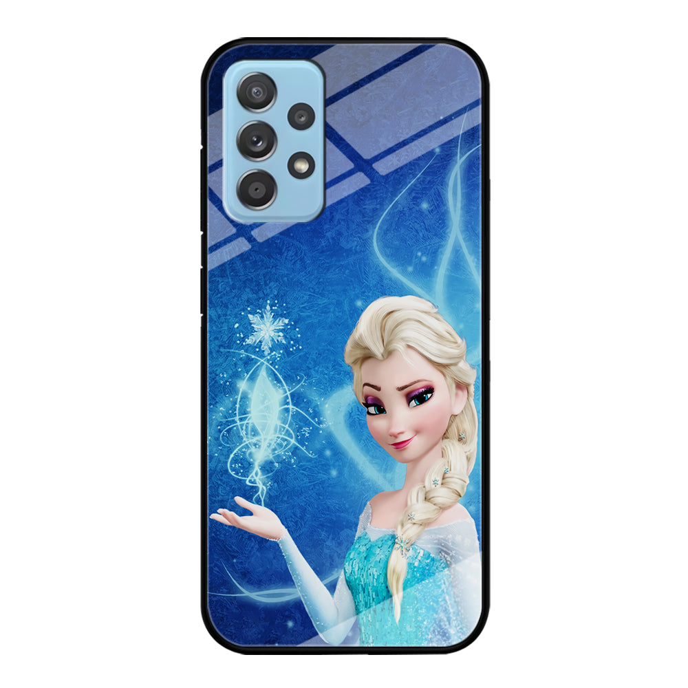 Frozen Elsa Art Samsung Galaxy A72 Case-Phone Case-Tempered Glass Case-Altracase