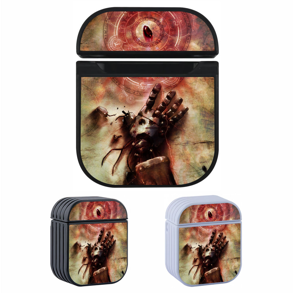Fullmetal Alchemist Brotherhood Hard Plastic Case Cover For Apple Airpods-AirPod Case-Altracase