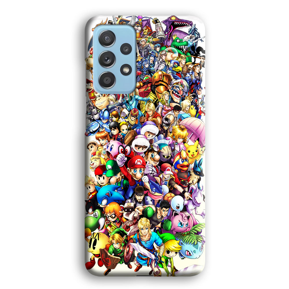 Game Characters 90s Samsung Galaxy A72 Case-Phone Case-3D Case-Altracase