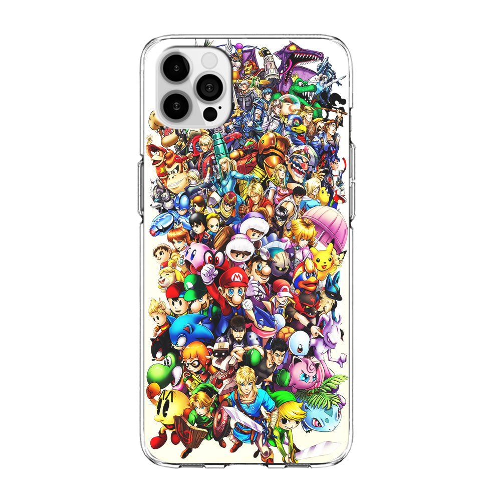 Game Characters 90s iPhone 14 Pro Case-Phone Case-Clear Soft Case-Altracase