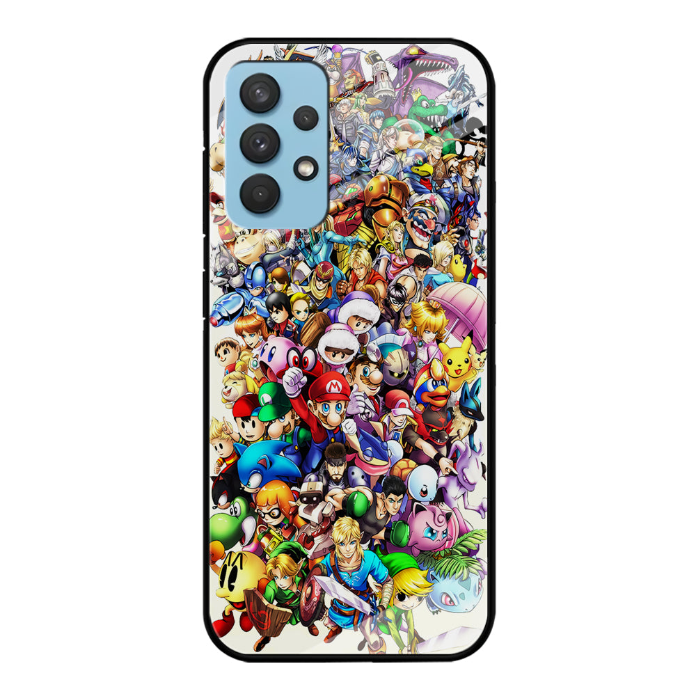 Game Characters 90s Samsung Galaxy A32 Case-Phone Case-Tempered Glass Case-Altracase