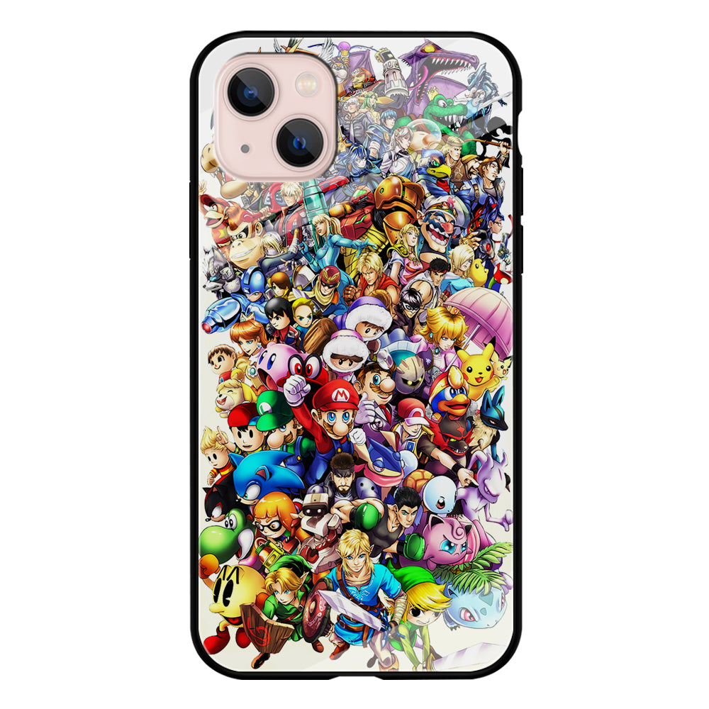 Game Characters 90s iPhone 15 Plus Case-Phone Case-Tempered Glass Case-Altracase