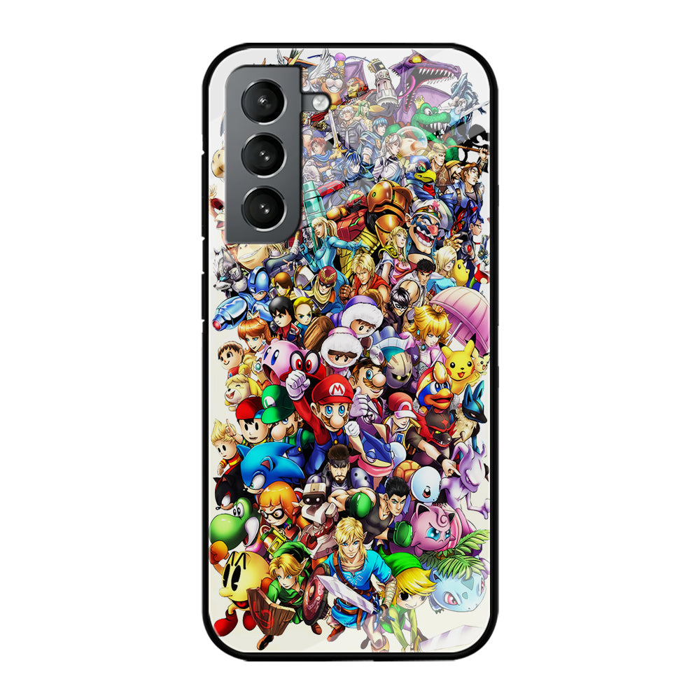 Game Characters 90s Samsung Galaxy S22 Case-Phone Case-Tempered Glass Case-Altracase