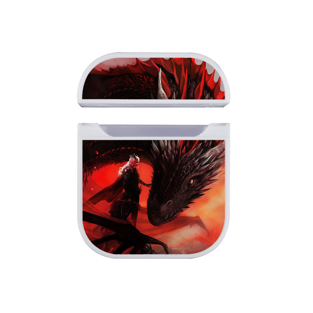 Game of Thrones Mother of Dragon Hard Plastic Case Cover For Apple Airpods-AirPod Case-White-Altracase