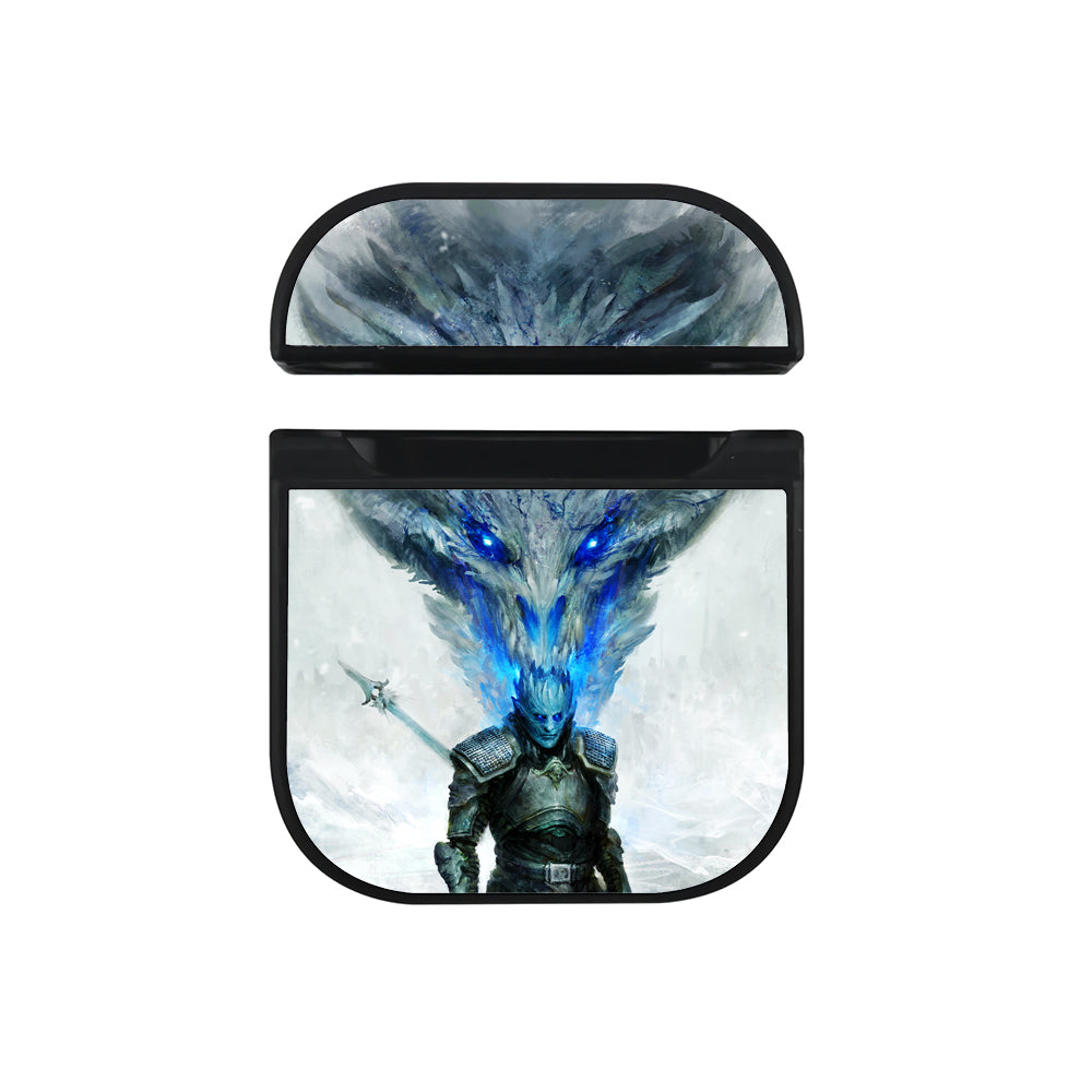Game of Thrones The Night King Hard Plastic Case Cover For Apple Airpods-AirPod Case-Black-Altracase