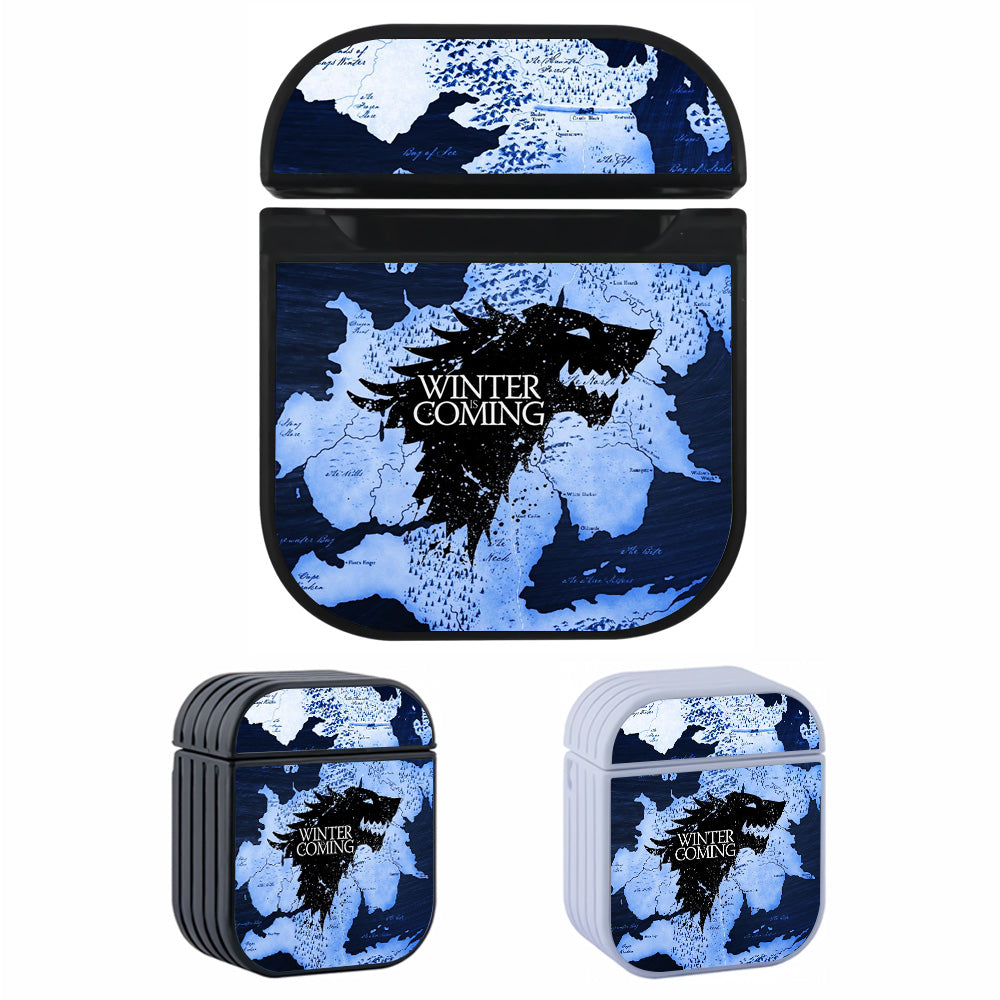 Game of Thrones Winter is Coming Hard Plastic Case Cover For Apple Airpods-AirPod Case-Altracase