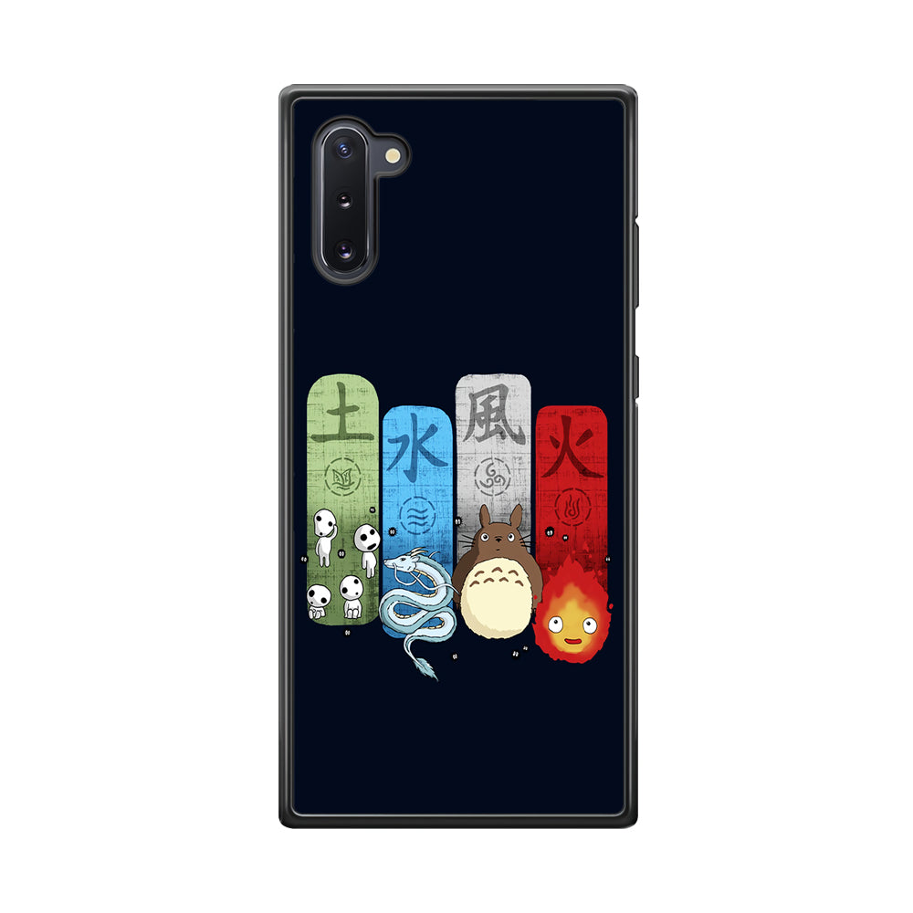 Ghibli Elemental Charms Blue Samsung Galaxy Note 10 Case-Phone Case-Tempered Glass Case-Altracase