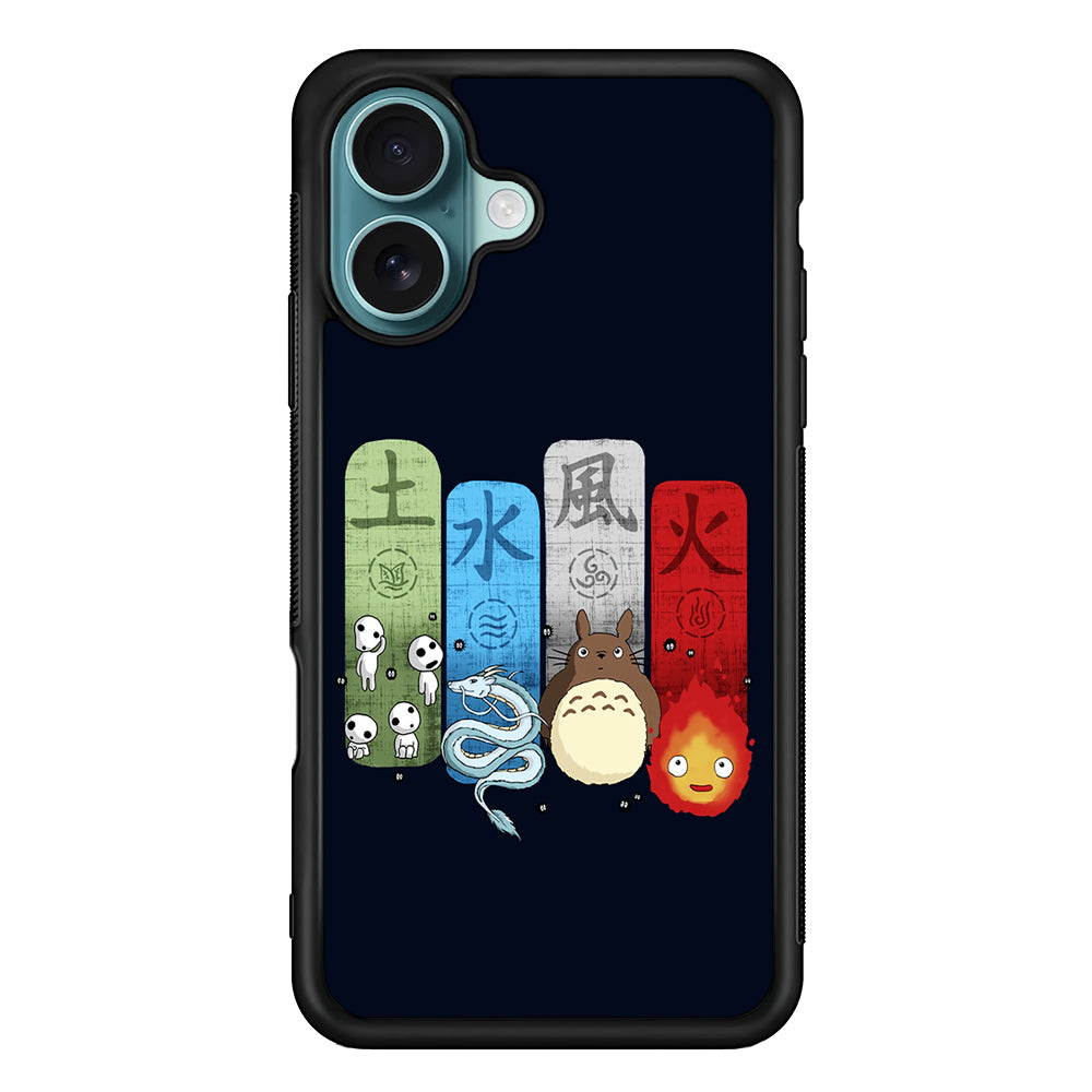 Ghibli Elemental Charms Blue iPhone 16 Plus Case - Altracase