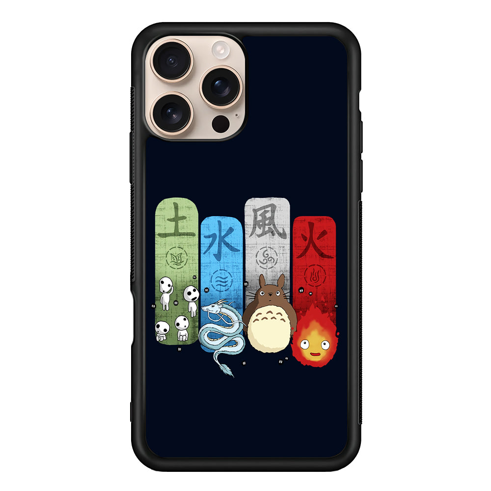 Ghibli Elemental Charms Blue iPhone 16 Pro Case - Altracase