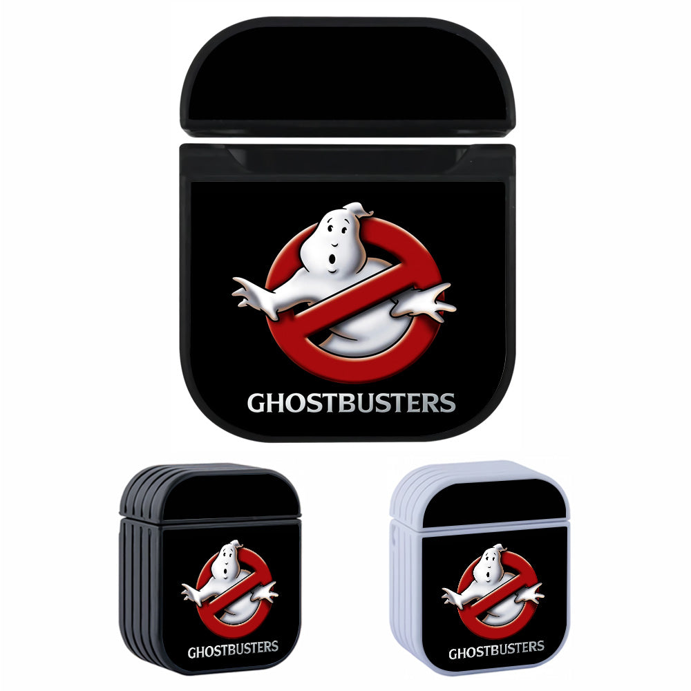 Ghost Busters Logo Hard Plastic Case Cover For Apple Airpods-AirPod Case-Altracase