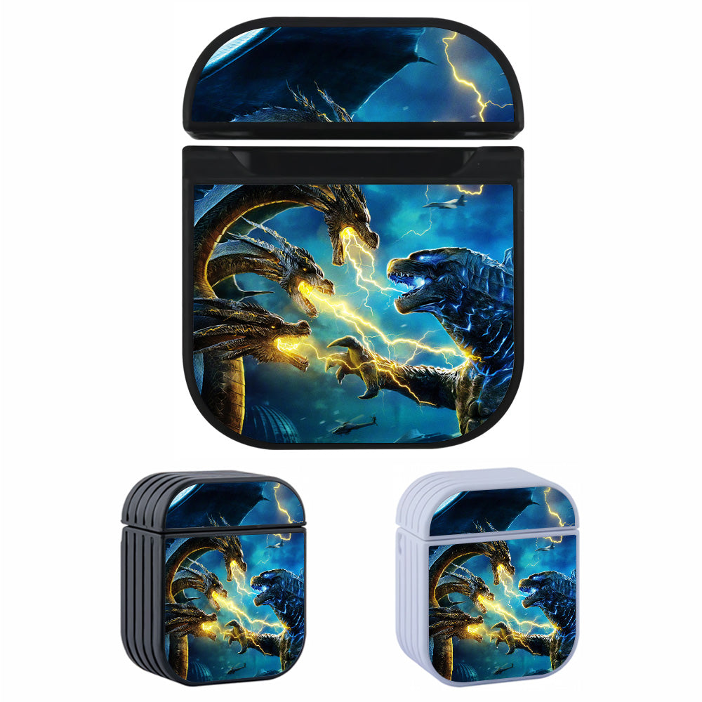 Godzilla King of the Monsters Hard Plastic Case Cover For Apple Airpods-AirPod Case-Altracase