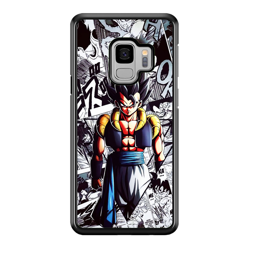 Gogeta Comic Collage Samsung Galaxy S9 Case-Phone Case-Rubber Black (2D Case)-Altracase