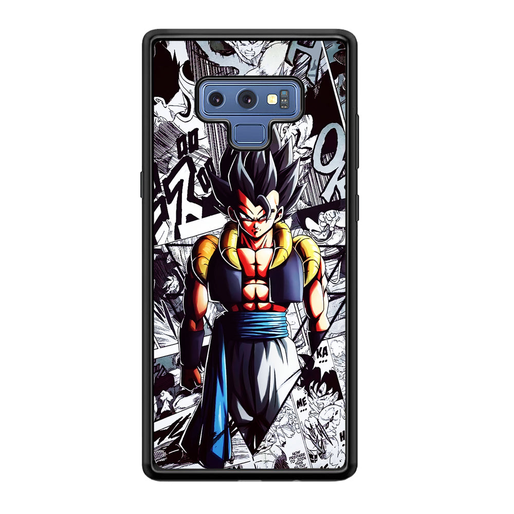 Gogeta Comic Collage Samsung Galaxy Note 9 Case-Phone Case-Rubber Black (2D Case)-Altracase