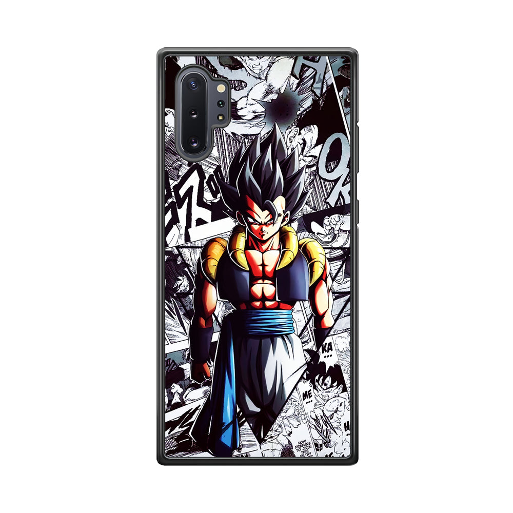 Gogeta Comic Collage Samsung Galaxy Note 10 Plus Case-Phone Case-Rubber Black (2D Case)-Altracase