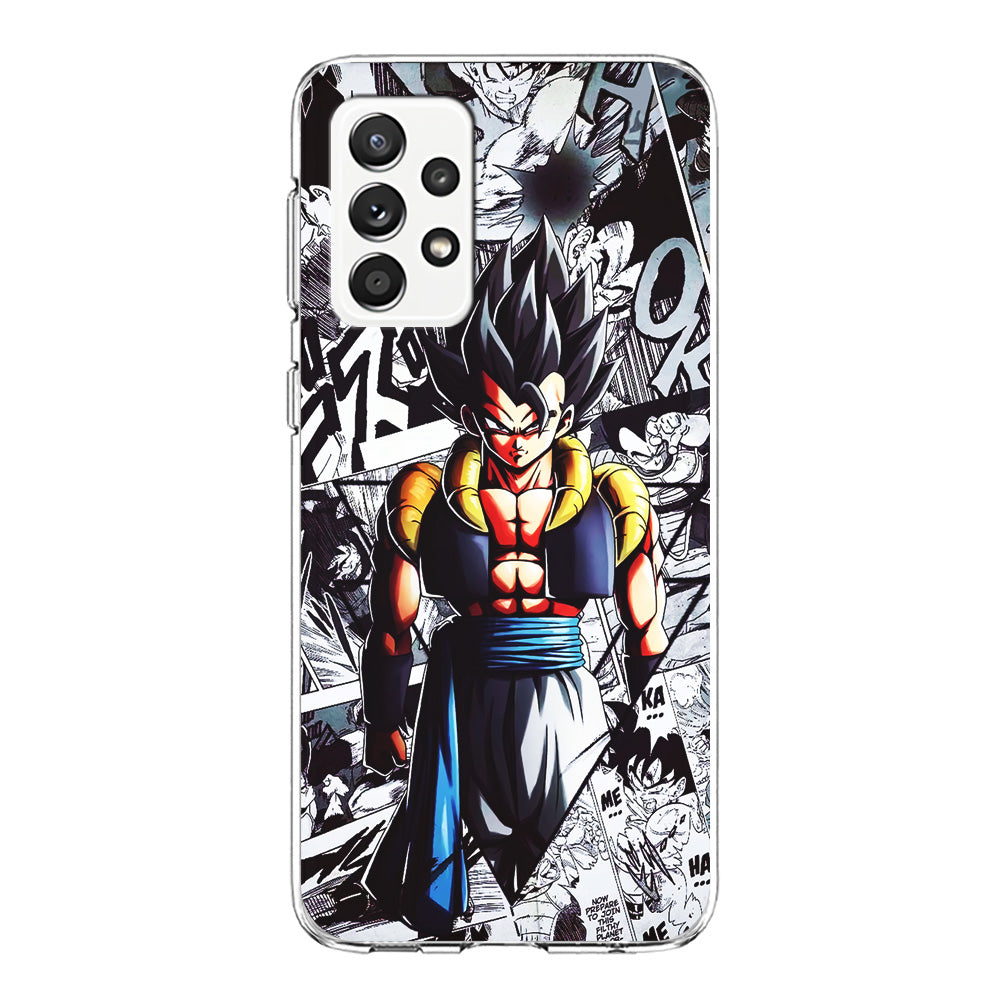Gogeta Comic Collage Samsung Galaxy A72 Case-Phone Case-Clear Soft Case-Altracase