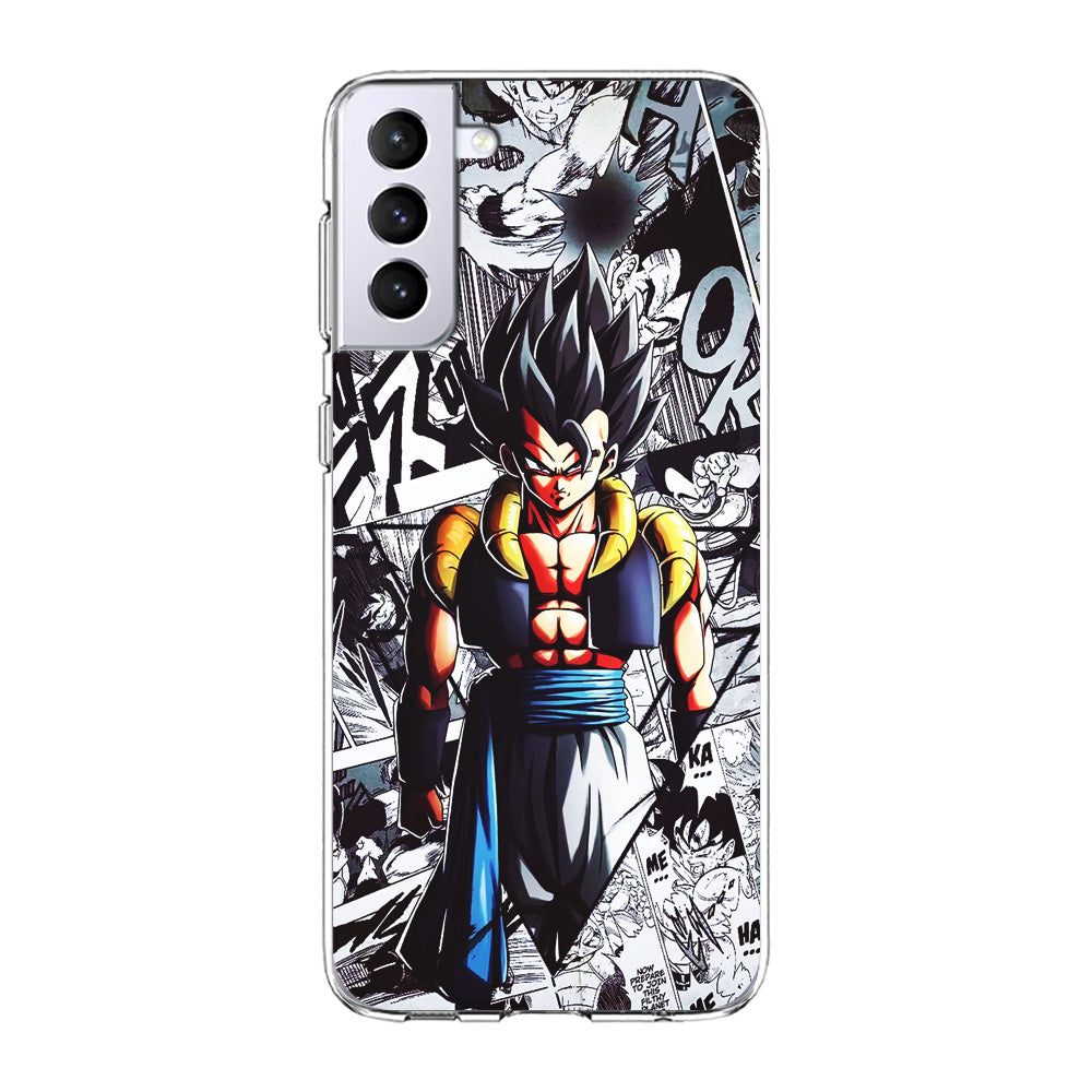 Gogeta Comic Collage Samsung Galaxy S21 Plus Case-Phone Case-Clear Soft Case-Altracase