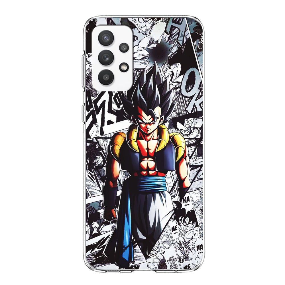 Gogeta Comic Collage Samsung Galaxy A32 Case-Phone Case-Clear Soft Case-Altracase