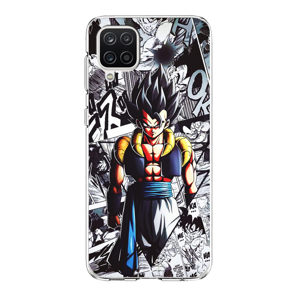 Gogeta Comic Collage Samsung Galaxy A12 Case-Phone Case-Clear Soft Case-Altracase
