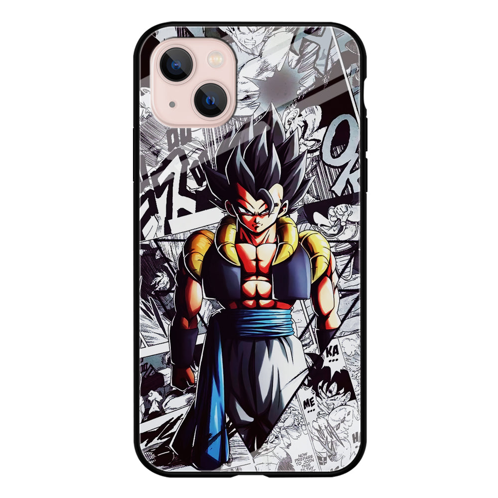 Gogeta Comic Collage iPhone 15 Plus Case-Phone Case-Tempered Glass Case-Altracase