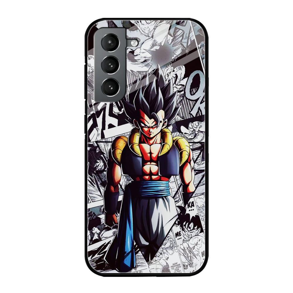 Gogeta Comic Collage Samsung Galaxy S21 Plus Case-Phone Case-Tempered Glass Case-Altracase