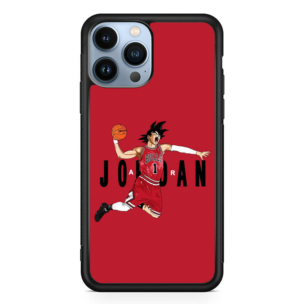 Goku Air Jordan Chicago Bulls iPhone 15 Pro Max Case-Mobile Phone Case-Altracase
