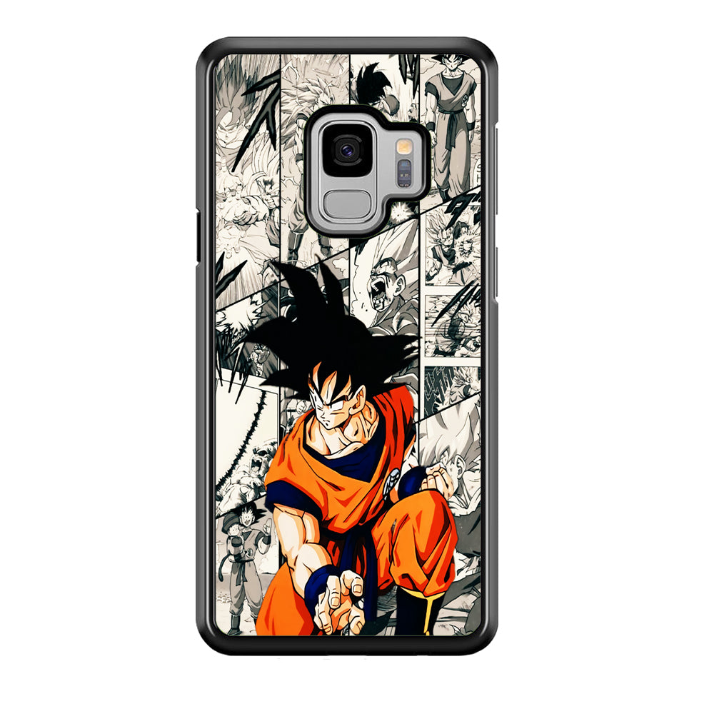Goku Comic Collage Samsung Galaxy S9 Case-Phone Case-Tempered Glass Case-Altracase