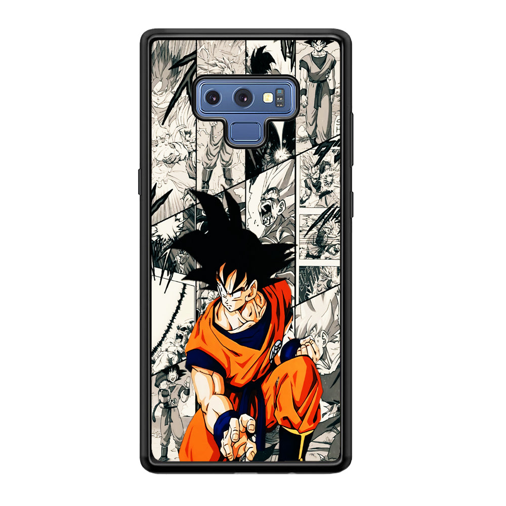 Goku Comic Collage Samsung Galaxy Note 9 Case-Phone Case-Tempered Glass Case-Altracase