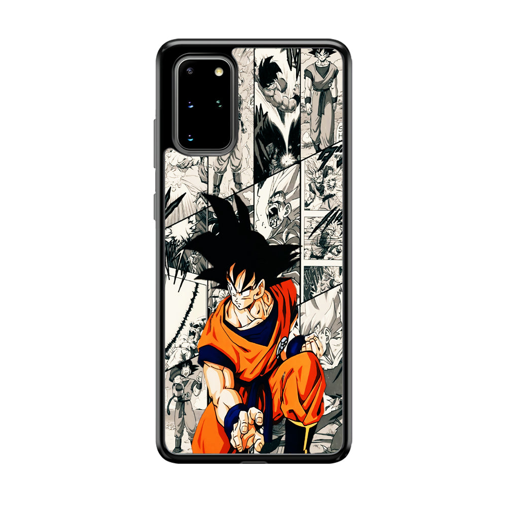 Goku Comic Collage Samsung Galaxy S20 Plus Case-Phone Case-Tempered Glass Case-Altracase