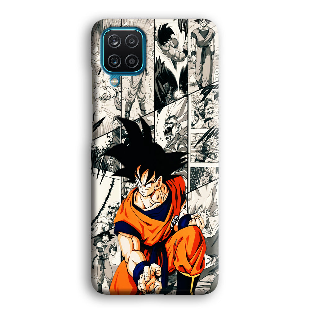 Goku Comic Collage Samsung Galaxy A12 Case-Phone Case-3D Case-Altracase