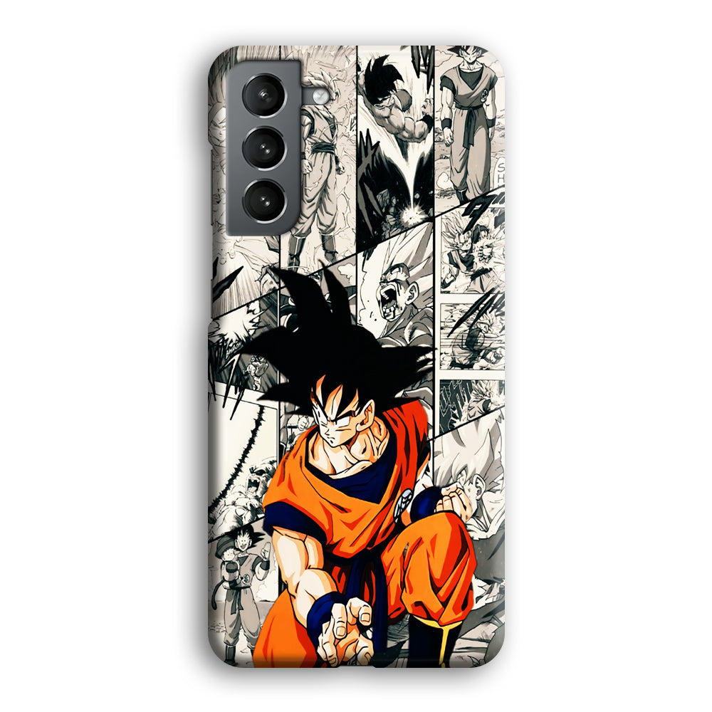 Goku Comic Collage Samsung Galaxy S21 Plus Case-Phone Case-3D Case-Altracase
