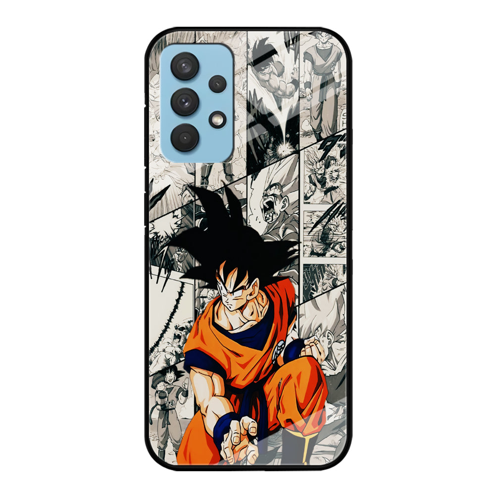 Goku Comic Collage Samsung Galaxy A32 Case-Phone Case-Tempered Glass Case-Altracase