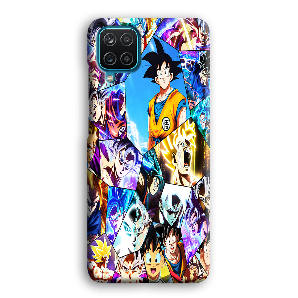 Goku Evolution Collage Samsung Galaxy A12 Case-Phone Case-3D Case-Altracase