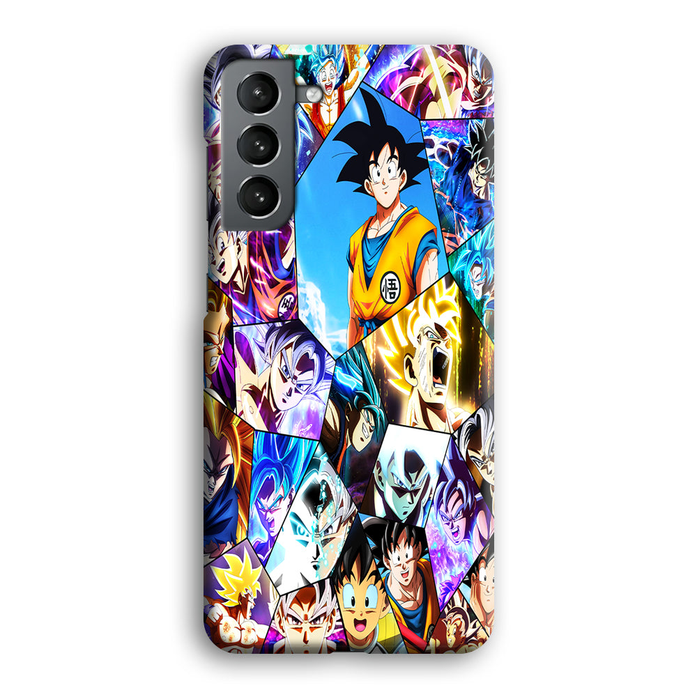 Goku Evolution Collage Samsung Galaxy S21 Plus Case-Phone Case-3D Case-Altracase